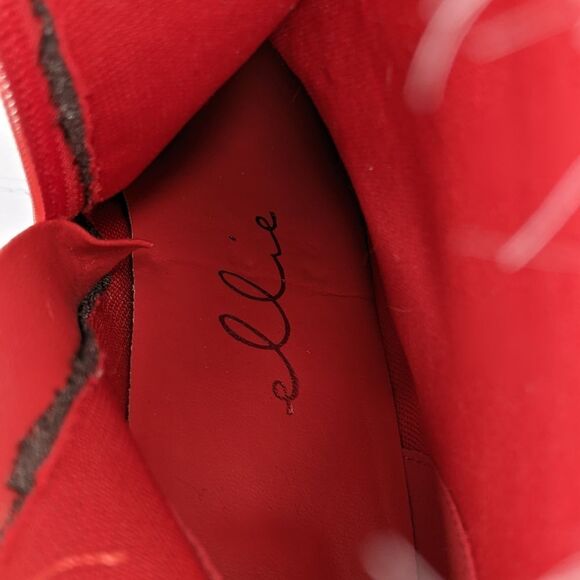 Ellie 4" Womens Bootie With Faux Fur 414/CLAUS/RED - Picture 8 of 11